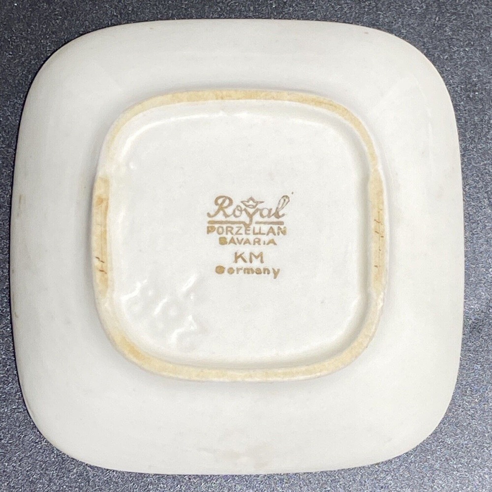 Vintage Royal Porzellan Bavaria KPM Germany Hamburg White Dish - Picture 5 of 10
